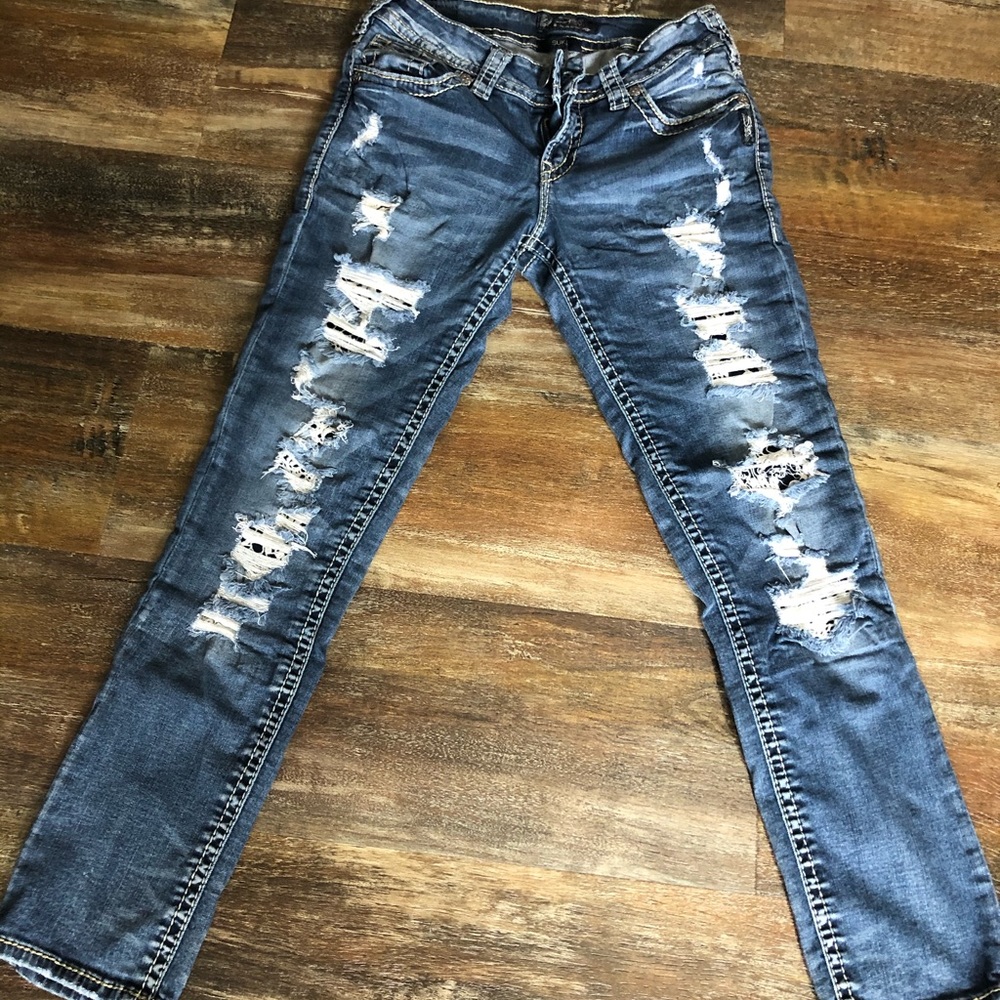 Silver Suki Skinny Jean
